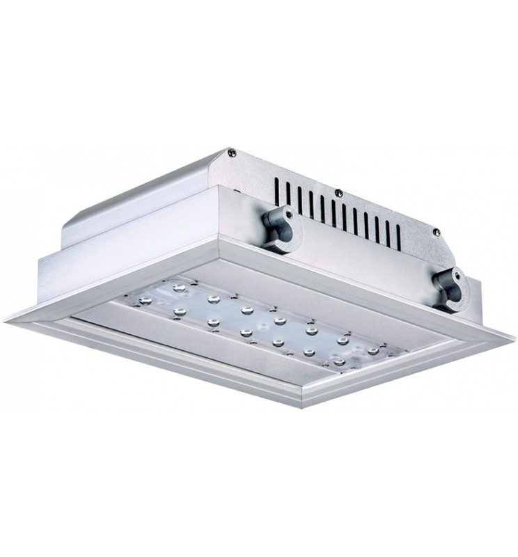 ZGSM Recessed Led 50W Gas Station & Shop Lighting
