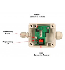 Arcus-eds ® KNX Sensors Temperature Screw-In/Immersion Probe (Ø8mm, 40bar,100mm)