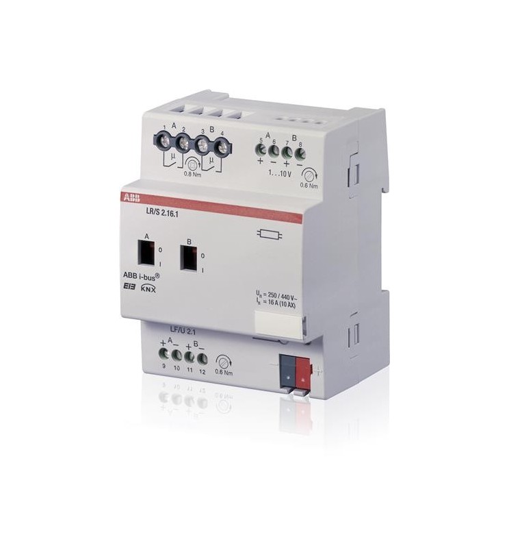 ABB EIB / KNX Light Controller/Switch/Dim Actuator 1 – 10 V  2CH 16 A MDRC (4 DIN)