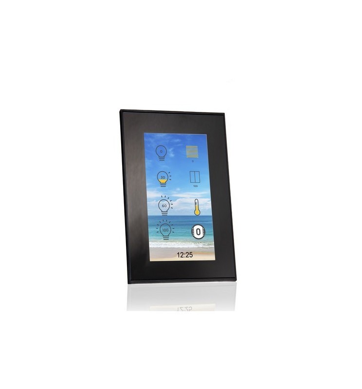 Vertical Capacitive Touch Screen 4,3" Web Server Black