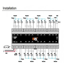 Multifunction Actuator 9 Digital Outputs 16A (6 DIN)