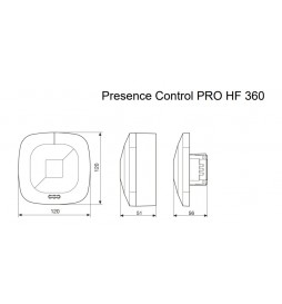 Steinel KNX PRO HF 360 Rilevatore Presenza Alta Frequenza