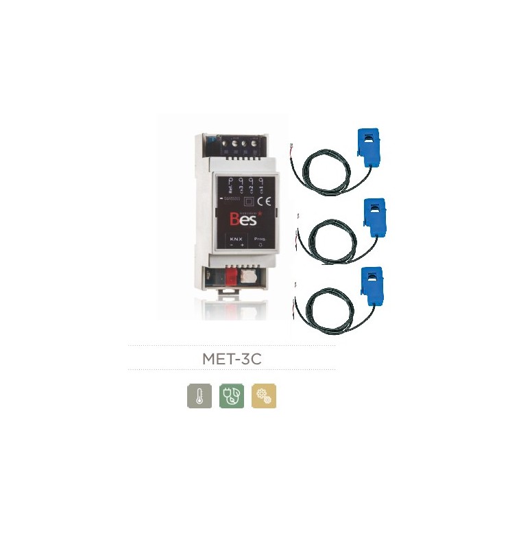 Bes Electric Consumption Meter 3 Channels