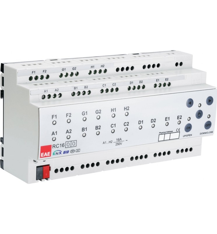 EAE KNX Room Controller 16 Uscite Attuatore Multifunzione RCU1600