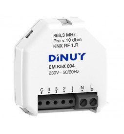 DINUY RF KNX INGRESSO BINARIO/ANALOGICO A 4 CANALI 230V