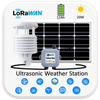 Ultrasonic Meteo LoRa Solar