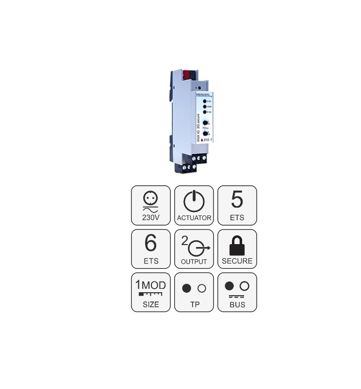 Attuatore Compatto IO 510.1 KNX SECURE (2O)
