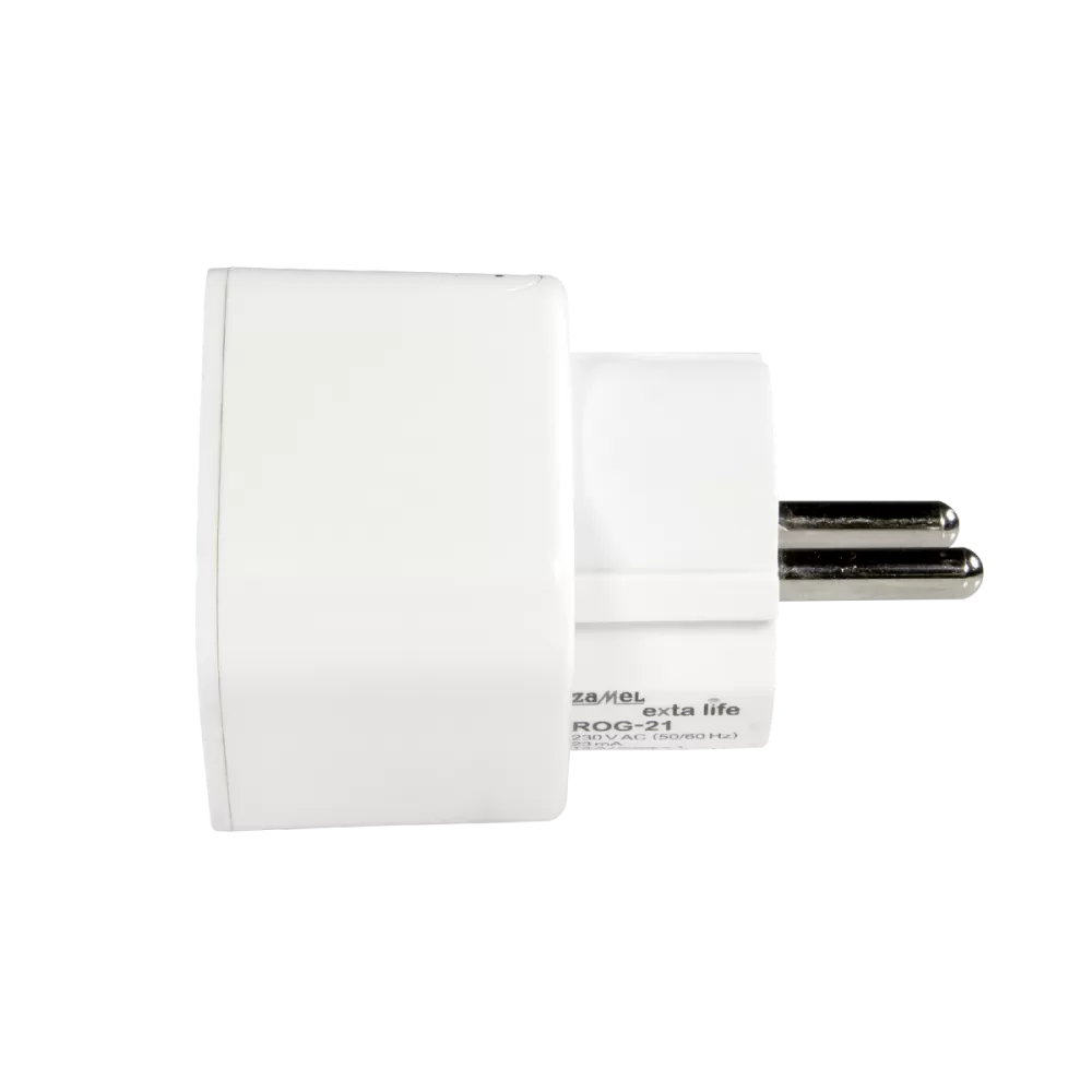 Presa Smart Wireless 230V Zamel EXTA LIFE ROG-21 con Misura Energia