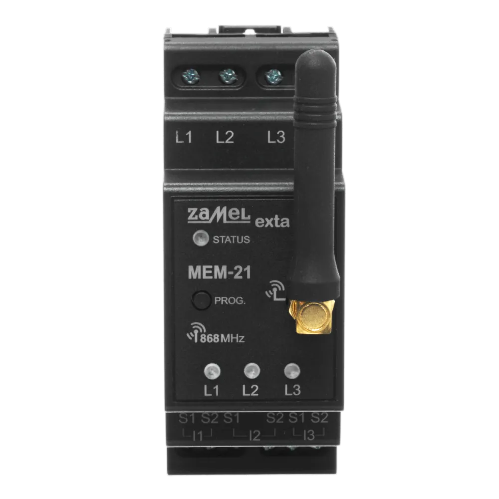 Smart Home Three-Phase Energy Monitor Zamel EXTA LIFE MEM-21 RF 868 MHz