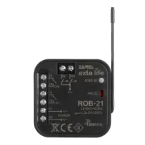 Smart Home Radio Gate Garage Controller Zamel EXTA LIFE ROB-21 12-24V RF 868 MHz