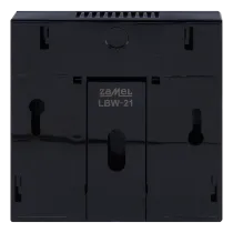 Termostato Radio Semplice a Batteria Smart Home Zamel EXTA LIFE LBW-21 Nero RF 868 MHz