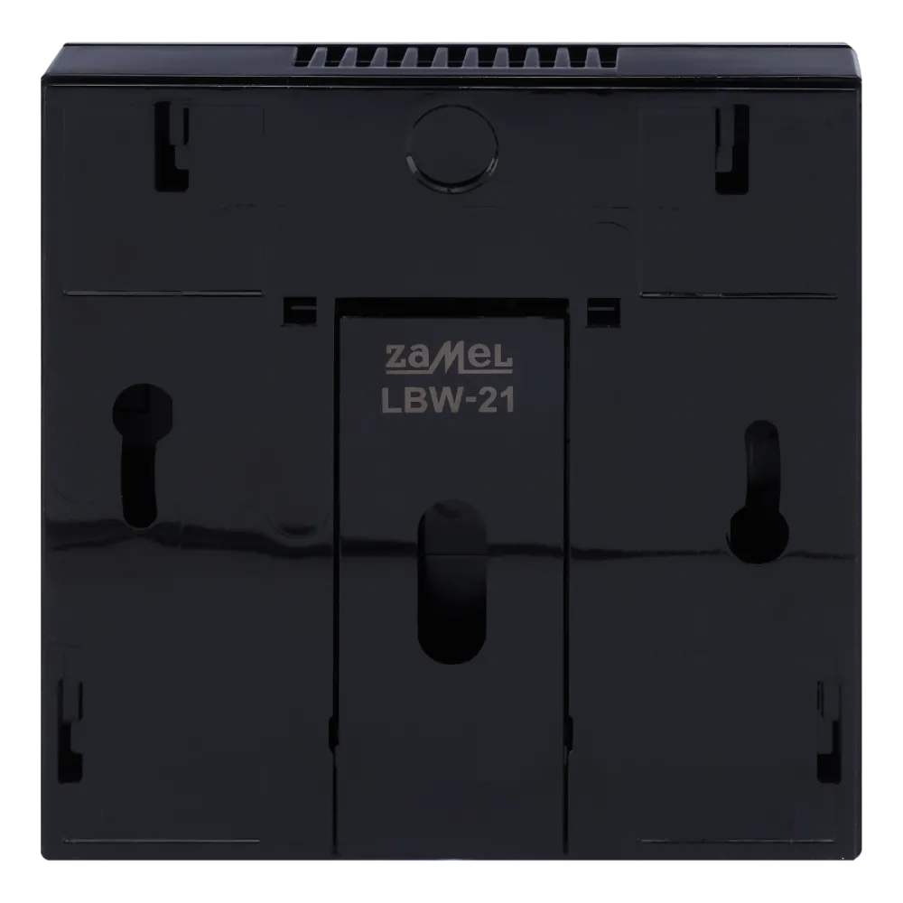 Termostato Radio Semplice a Batteria Smart Home Zamel EXTA LIFE LBW-21 Nero RF 868 MHz