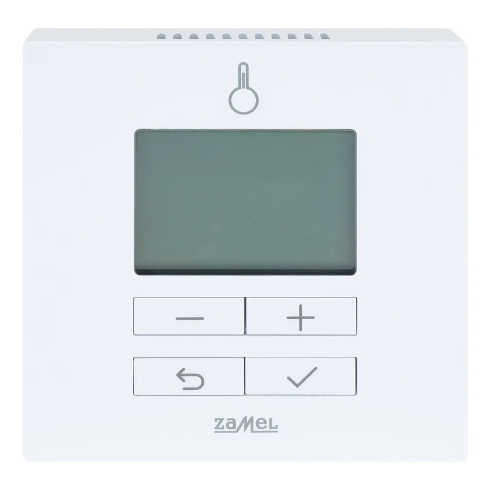 Smart Home Daily Battery Radio Thermostat Zamel EXTA LIFE LBW-22 White RF 868 MHz