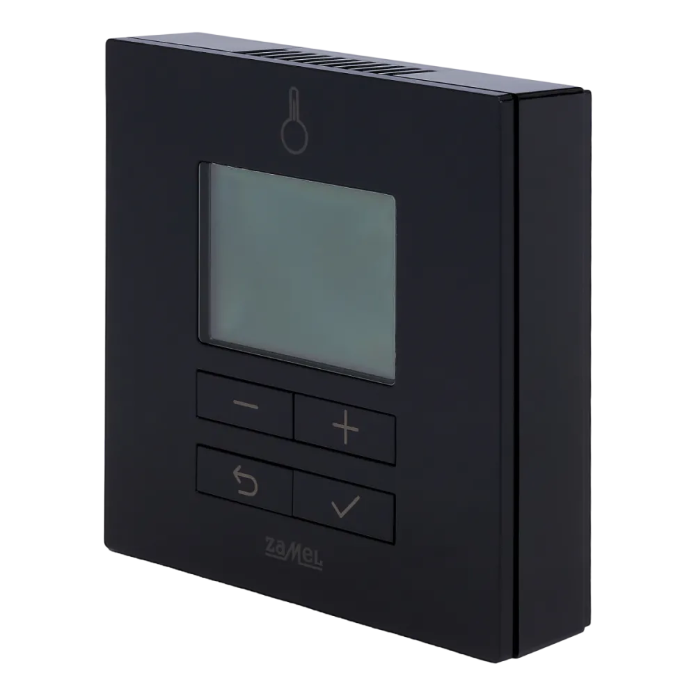 Termostato Radio Giornaliero a Batteria Smart Home Zamel EXTA LIFE LBW-22 Nero RF 868 MHz