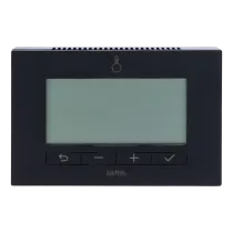 Smart Home Weekly Battery Radio Thermostat Zamel EXTA LIFE LBW-23 Black RF 868 MHz