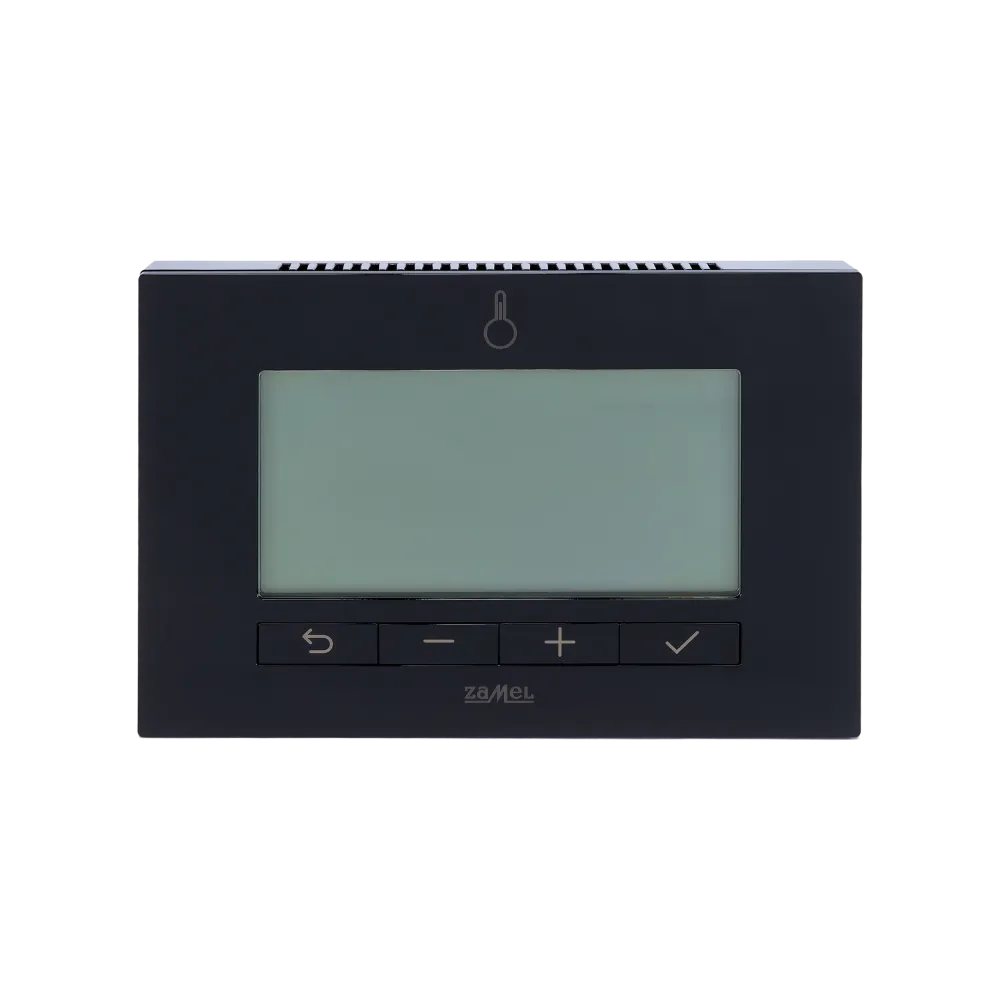 Termostato Radio Settimanale a Batteria Smart Home Zamel EXTA LIFE LBW-23 Nero RF 868 MHz