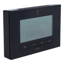 Termostato Radio Settimanale a Batteria Smart Home Zamel EXTA LIFE LBW-23 Nero RF 868 MHz