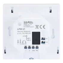 Smart Home Simple 230V Flush Radio Thermostat Zamel EXTA LIFE LPW-21 White RF 868 MHz