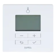 Termostato Radio Giornaliero 230V Incasso Smart Home Zamel EXTA LIFE LPW-22 Bianco RF 868 MHz