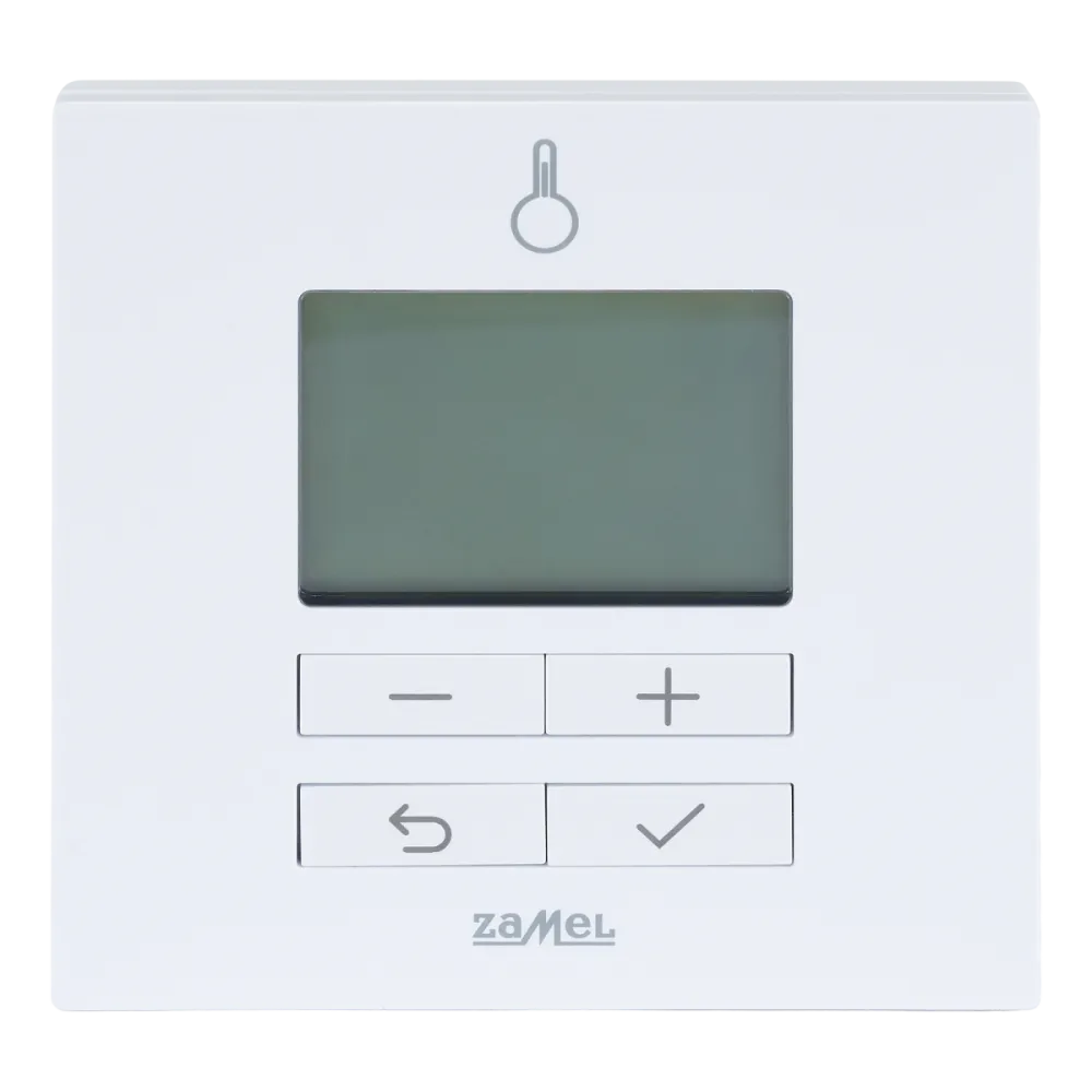 Smart Home Daily 230V Flush Radio Thermostat Zamel EXTA LIFE LPW-22 White RF 868 MHz