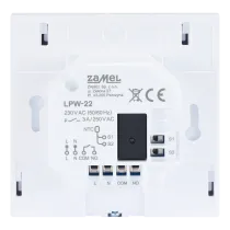 Smart Home Daily 230V Flush Radio Thermostat Zamel EXTA LIFE LPW-22 White RF 868 MHz