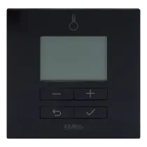 Smart Home Daily 230V Flush Radio Thermostat Zamel EXTA LIFE LPW-22 Black RF 868 MHz