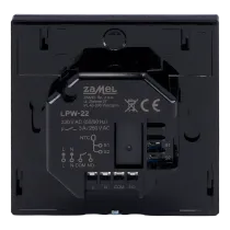 Smart Home Daily 230V Flush Radio Thermostat Zamel EXTA LIFE LPW-22 Black RF 868 MHz