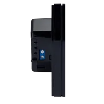 Termostato Radio Settimanale 230V Incasso Smart Home Zamel EXTA LIFE LPW-23 Nero RF 868 MHz