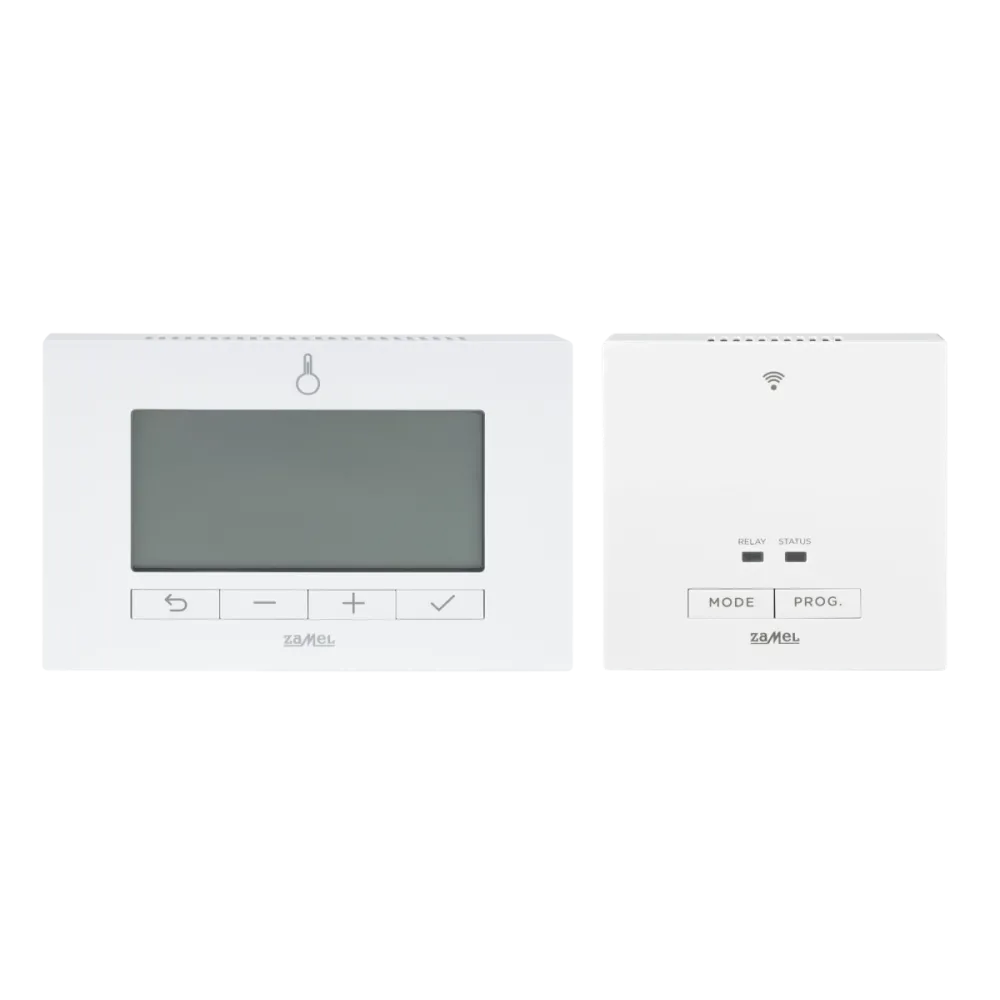 Kit Termoregolazione Settimanale Smart Home Zamel EXTA LIFE LTS-23 Bianco (LBW-23 + LOT-21)