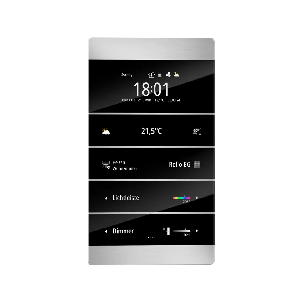 Enertex® MeTa² KNX Premium — Brushed Aluminium