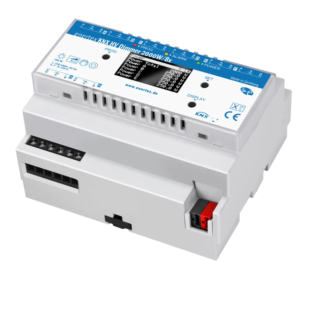 Enertex® KNX HV Dimmer 2000W/8x — High Voltage 8 Channels