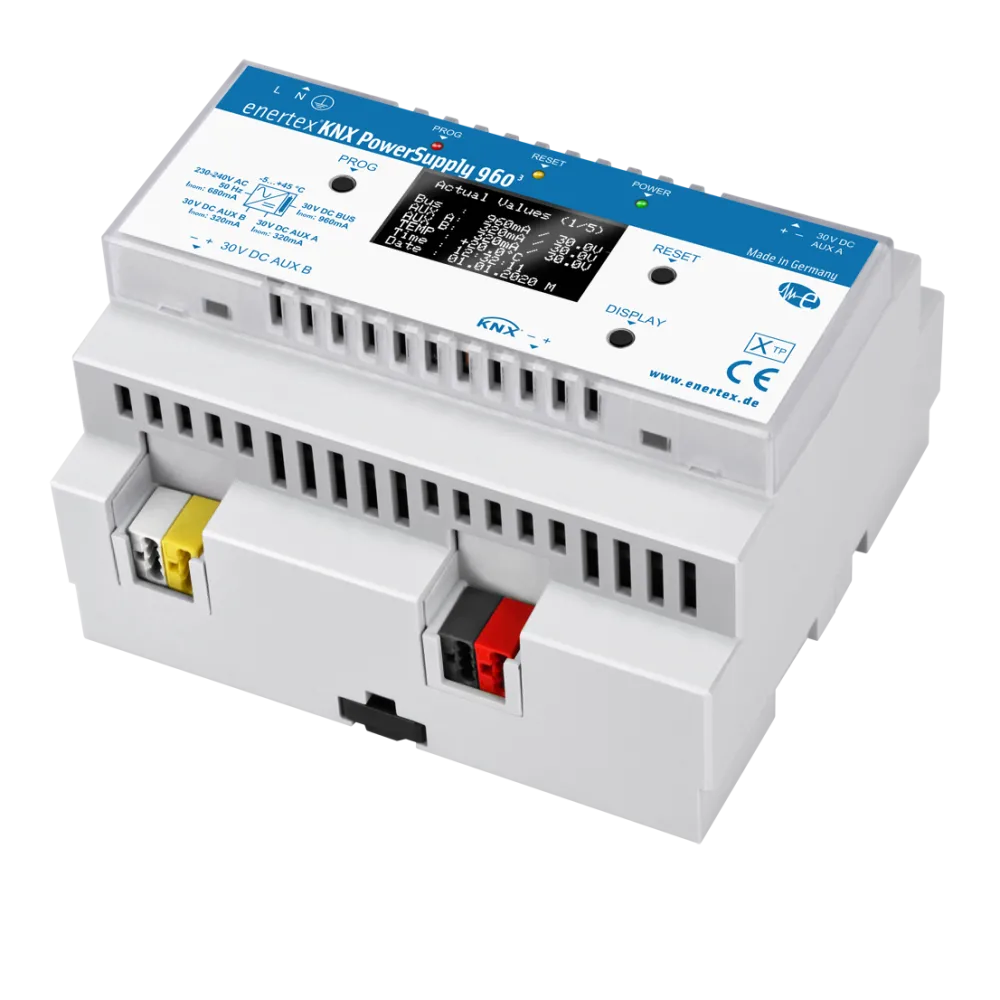 Enertex® KNX PowerSupply 960³ — Alimentatore KNX 960mA