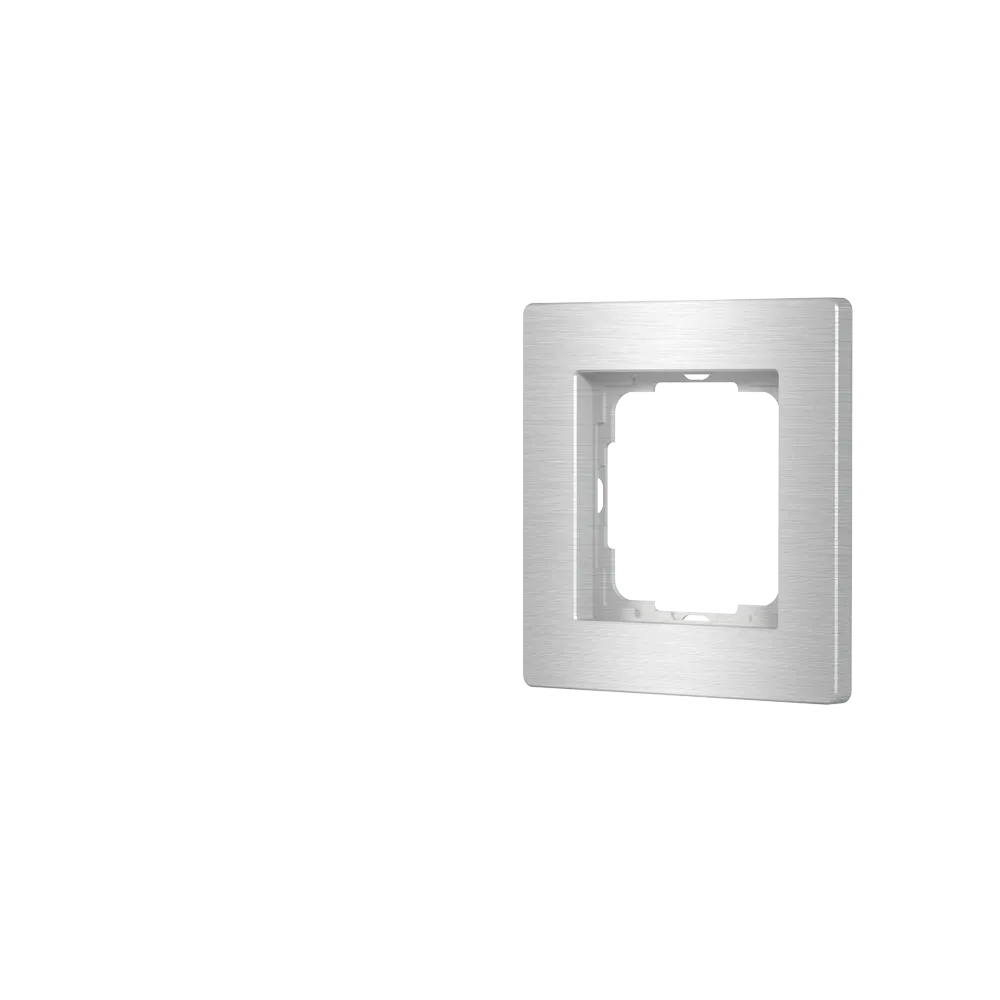 Enertex® AluRa Single Cover Frame — Brushed Aluminium Natural