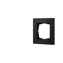 Enertex® AluRa Single Cover Frame — Brushed Aluminium Black