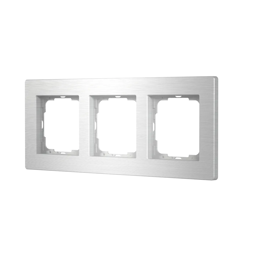 Enertex® AluRa Triple Cover Frame — Brushed Aluminium Natural