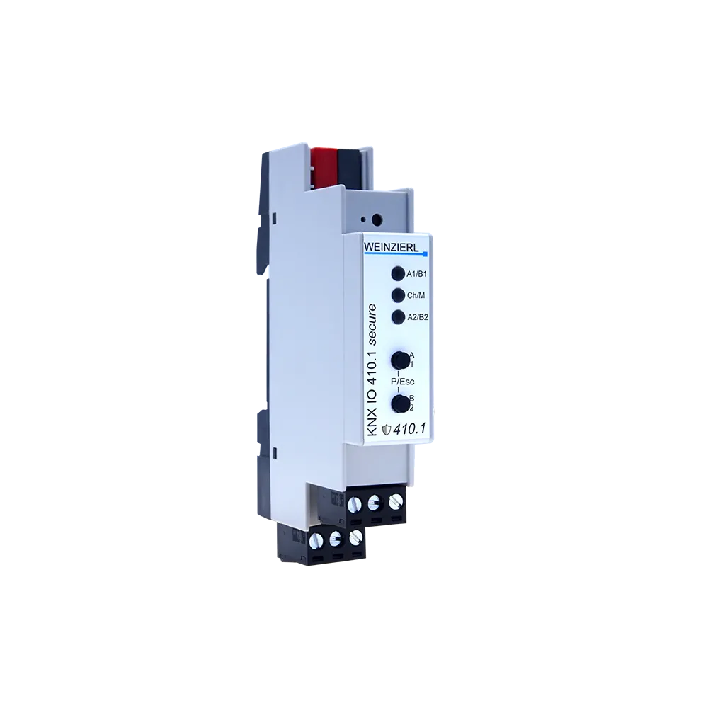 Weinzierl KNX IO 410.1 secure — Ingresso Binario 4 Canali 12..230V