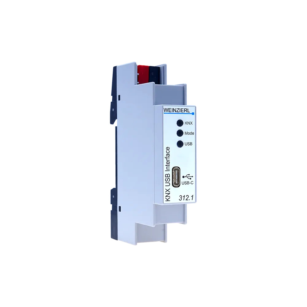 Weinzierl KNX USB Interface 312.1 — USB Programming Interface DIN Rail