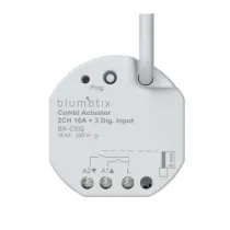 Attuatore da Incasso KNX Blumotix BX-CI02 – 2 Canali / Veneziane 1 Canale con 2 Ingressi Binari + NTC KNX Secure