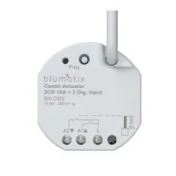 Attuatore KNX BX-CI02 – 2CH/Veneziane Incasso + Ingressi