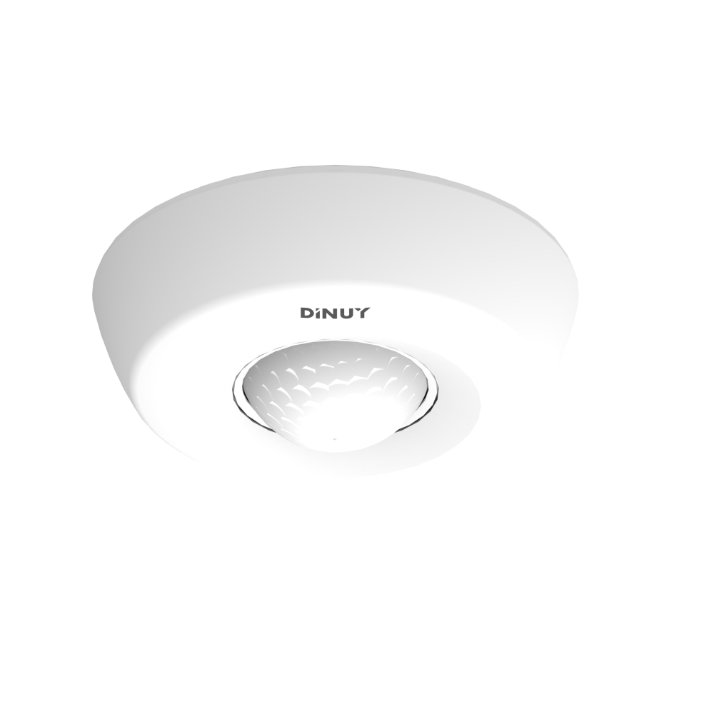Rilevatore di Movimento/Presenza KNX Dinuy DM KNT 01B 360° Soffitto Bianco