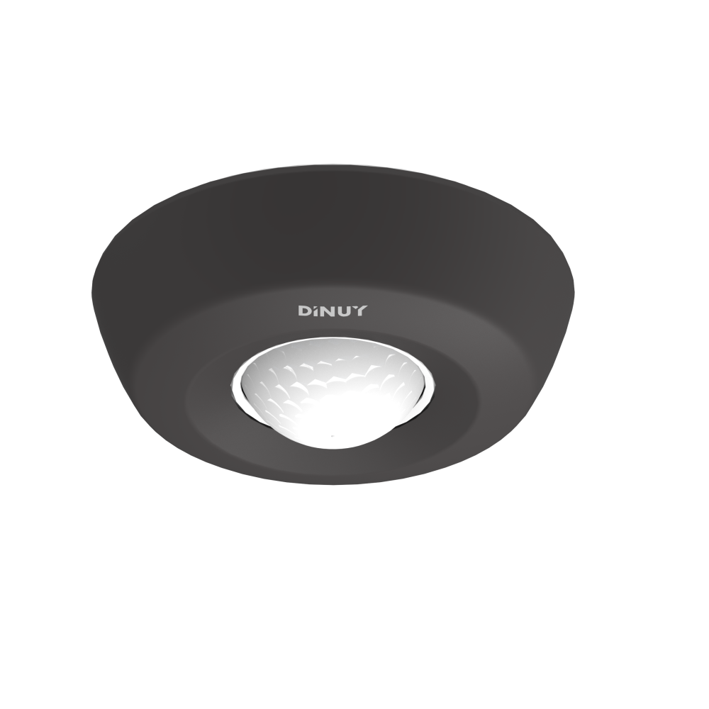 Rilevatore di Movimento/Presenza KNX Dinuy DM KNT 01N 360° Soffitto Nero