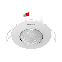 Rilevatore di Movimento/Presenza KNX Dinuy DM KNT 03B 360° Incasso Soffitto Bianco