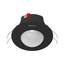 Rilevatore di Movimento/Presenza KNX Dinuy DM KNT 03N 360° Incasso Soffitto Nero