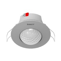 Rilevatore di Movimento/Presenza KNX Dinuy DM KNT 03P 360° Incasso Soffitto Argento (Grigio)