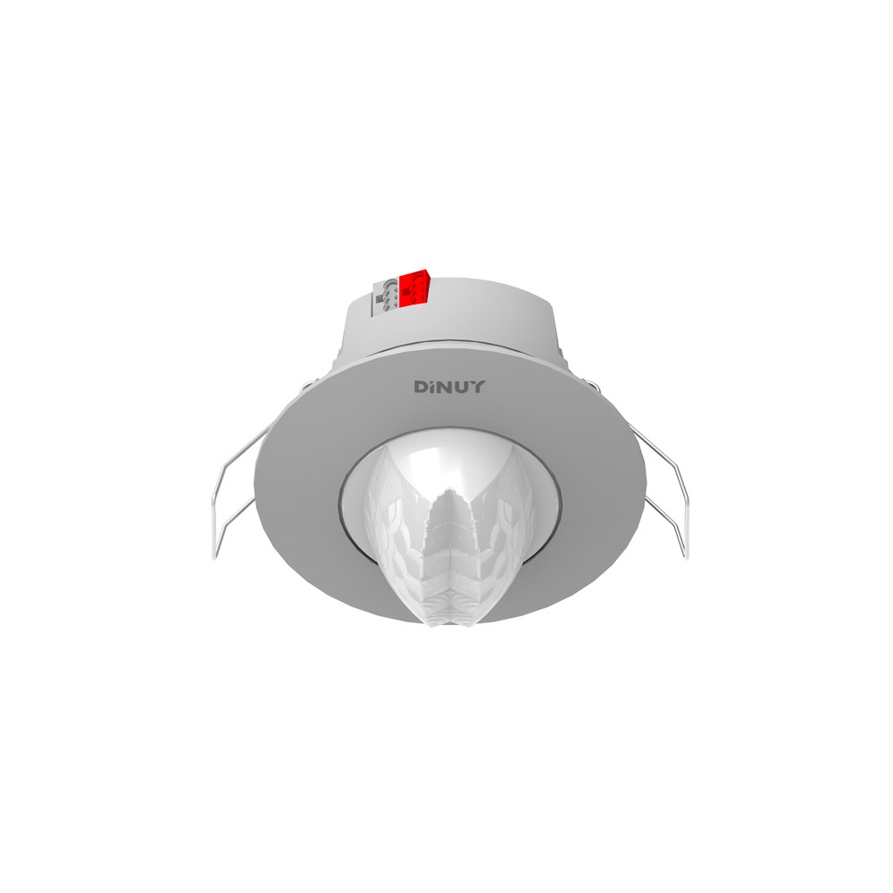 Rilevatore di Movimento/Presenza KNX Dinuy DM KNT PAP per Corridoio Argento (Grigio)