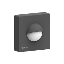 Rilevatore di Movimento/Presenza KNX Dinuy DM KNT S1N 180° Parete Nero