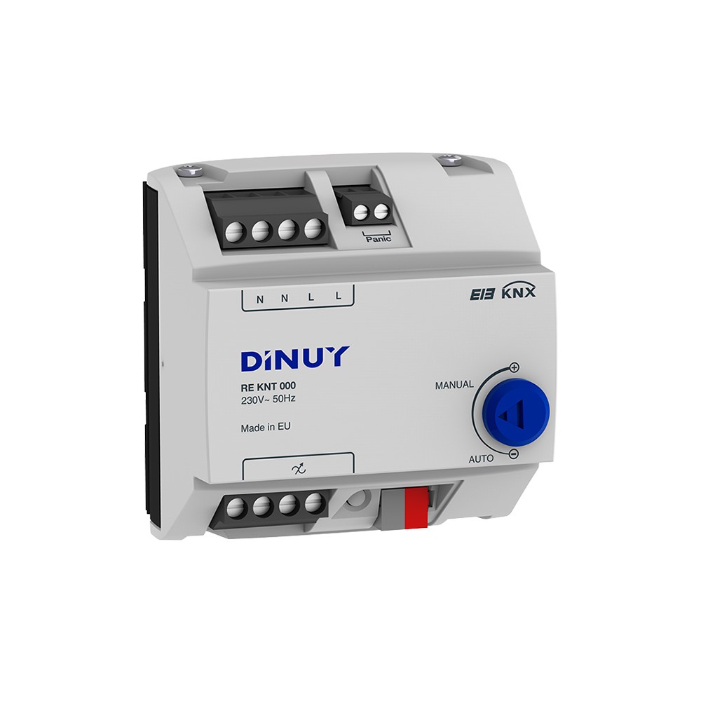 Attuatore Dimmer KNX Dinuy RE KNT 000 RLC/LED 1 Uscita 1000W