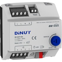 Attuatore Dimmer KNX Dinuy RE KNT 004 RLC/LED 4 Uscite