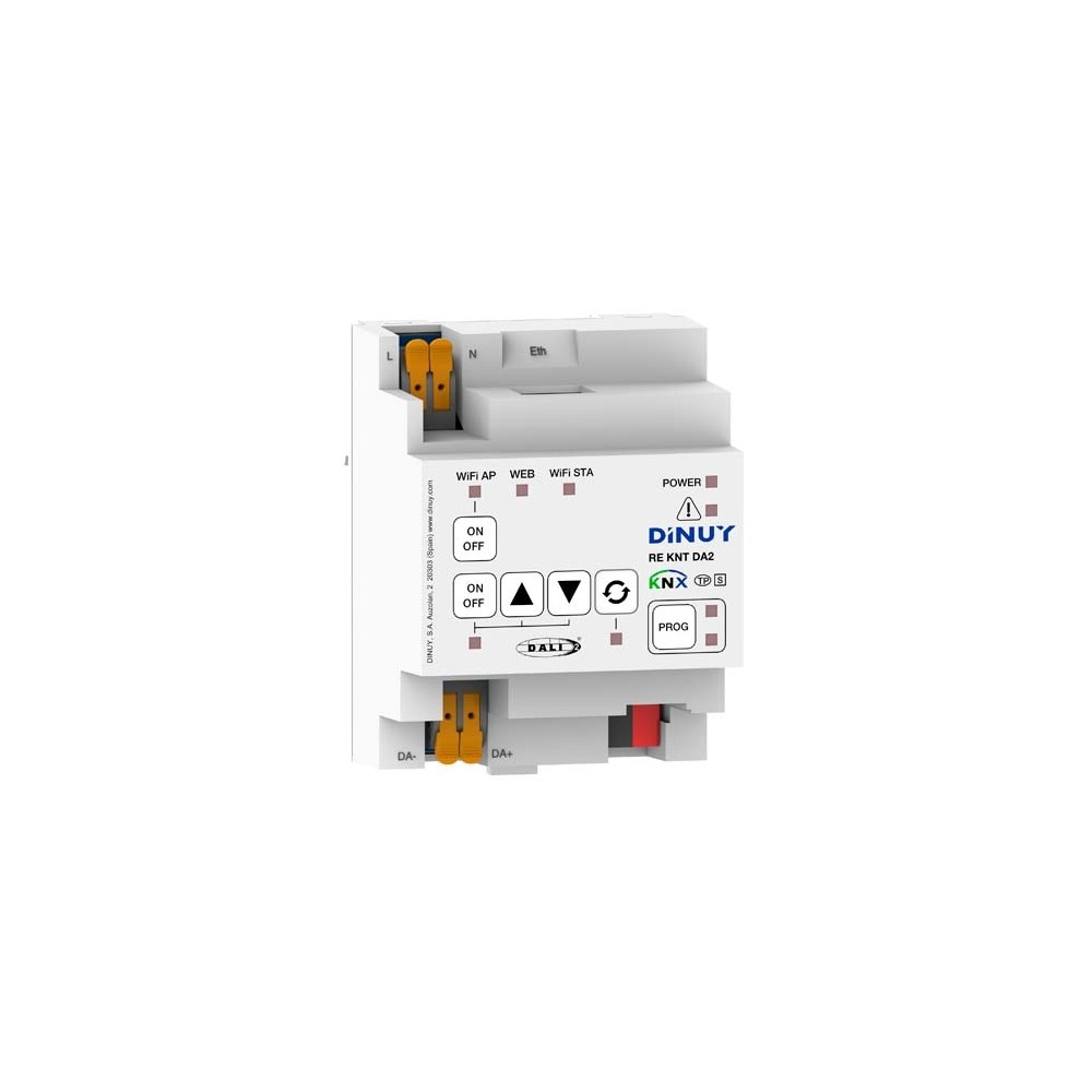 Gateway KNX/DALI Dinuy RE KNT DA2 1 Canale con WiFi