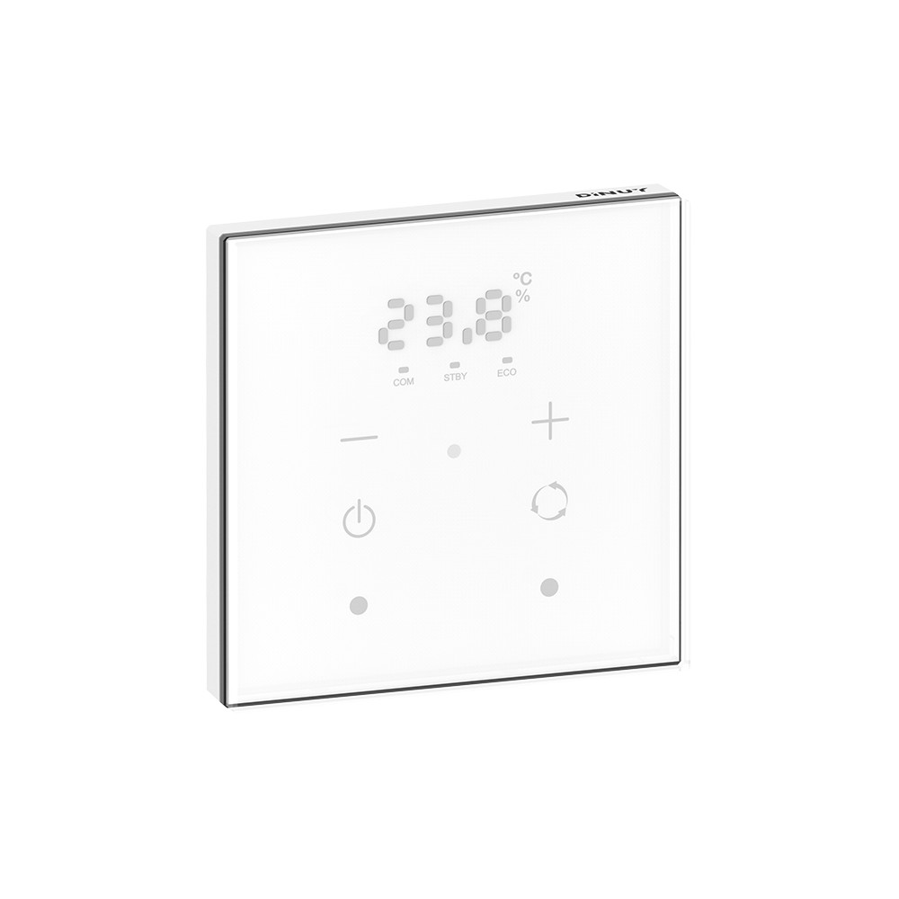 Termostato Touch Capacitivo KNX Dinuy TM KNT 002 con Modalità HVAC